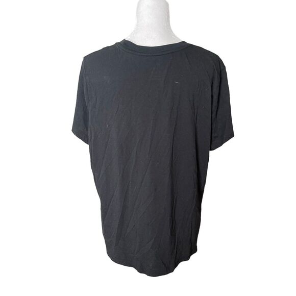 A New Day Plus 2XL T-Shirt Short Sleeve Solid Black Crewneck Tee Top - Picture 4 of 5